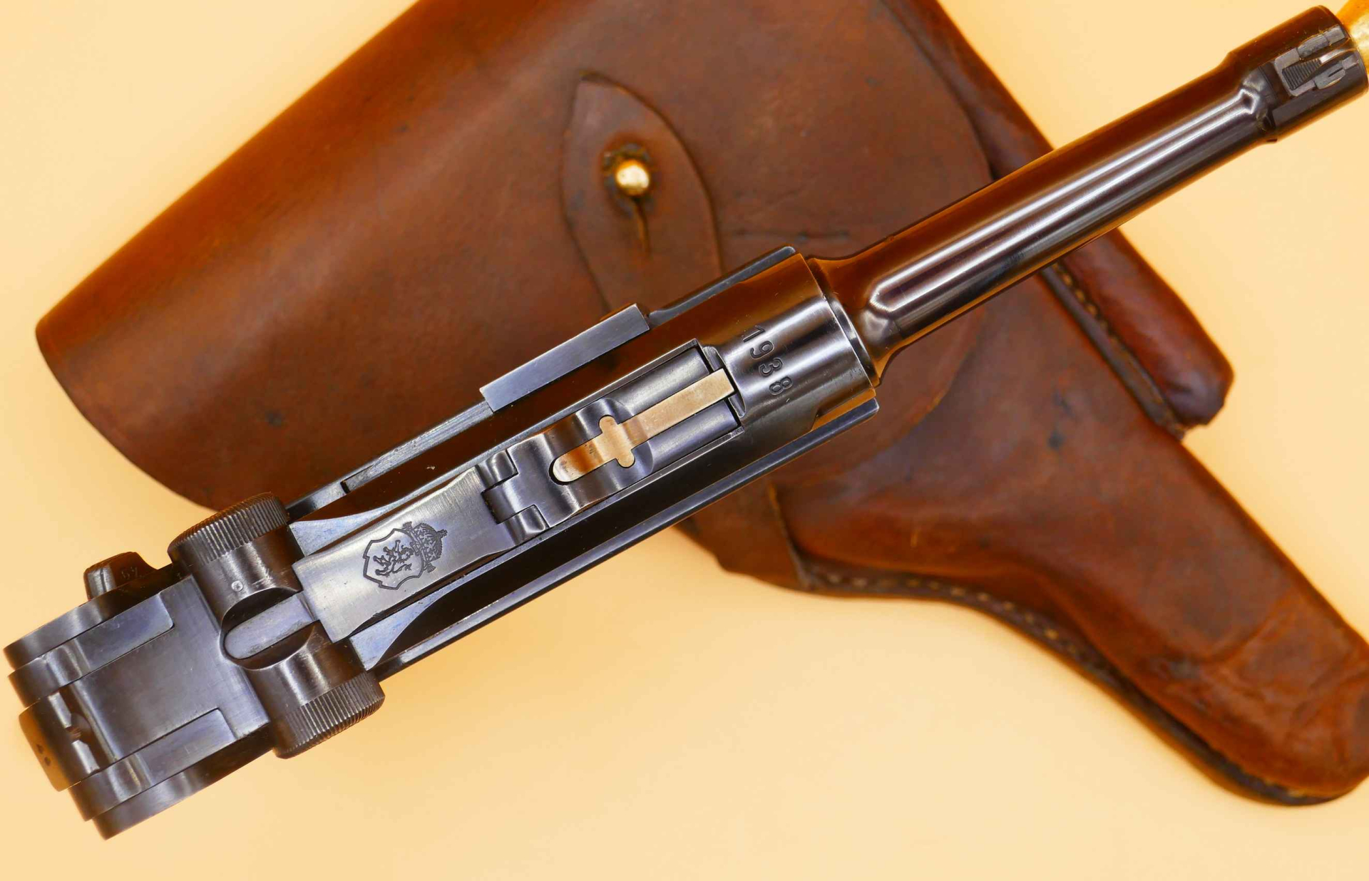 P08 Mauser 1938 Bulgarien Pistole 08 Parabellum no Krieghoff Zella Wehrmacht – Bild 4