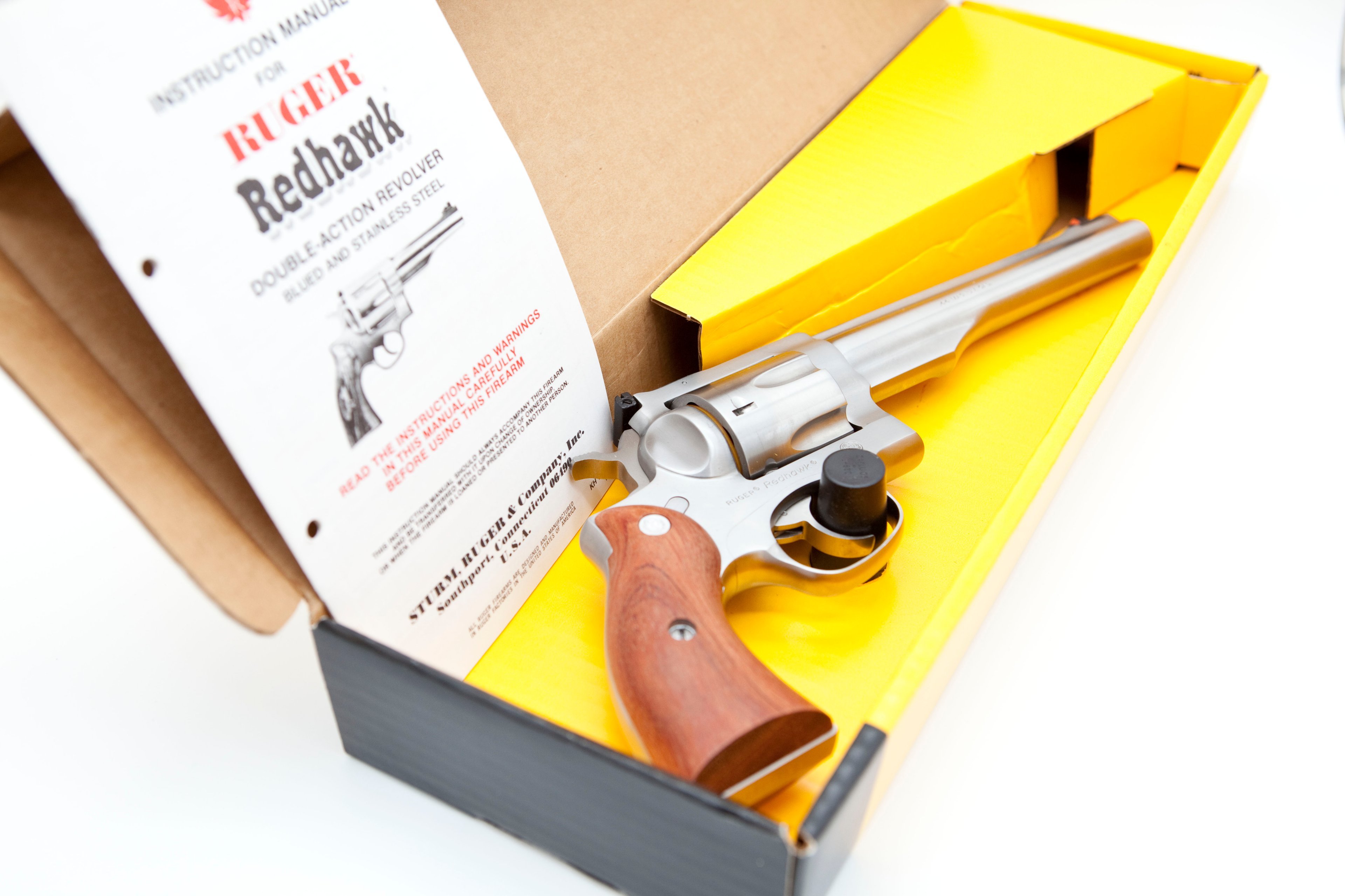 Ruger Redhawk, Kaliber .44 Magnum – Stainless, Baujahr ca. 1995, mit Originalverpackung – Bild 10