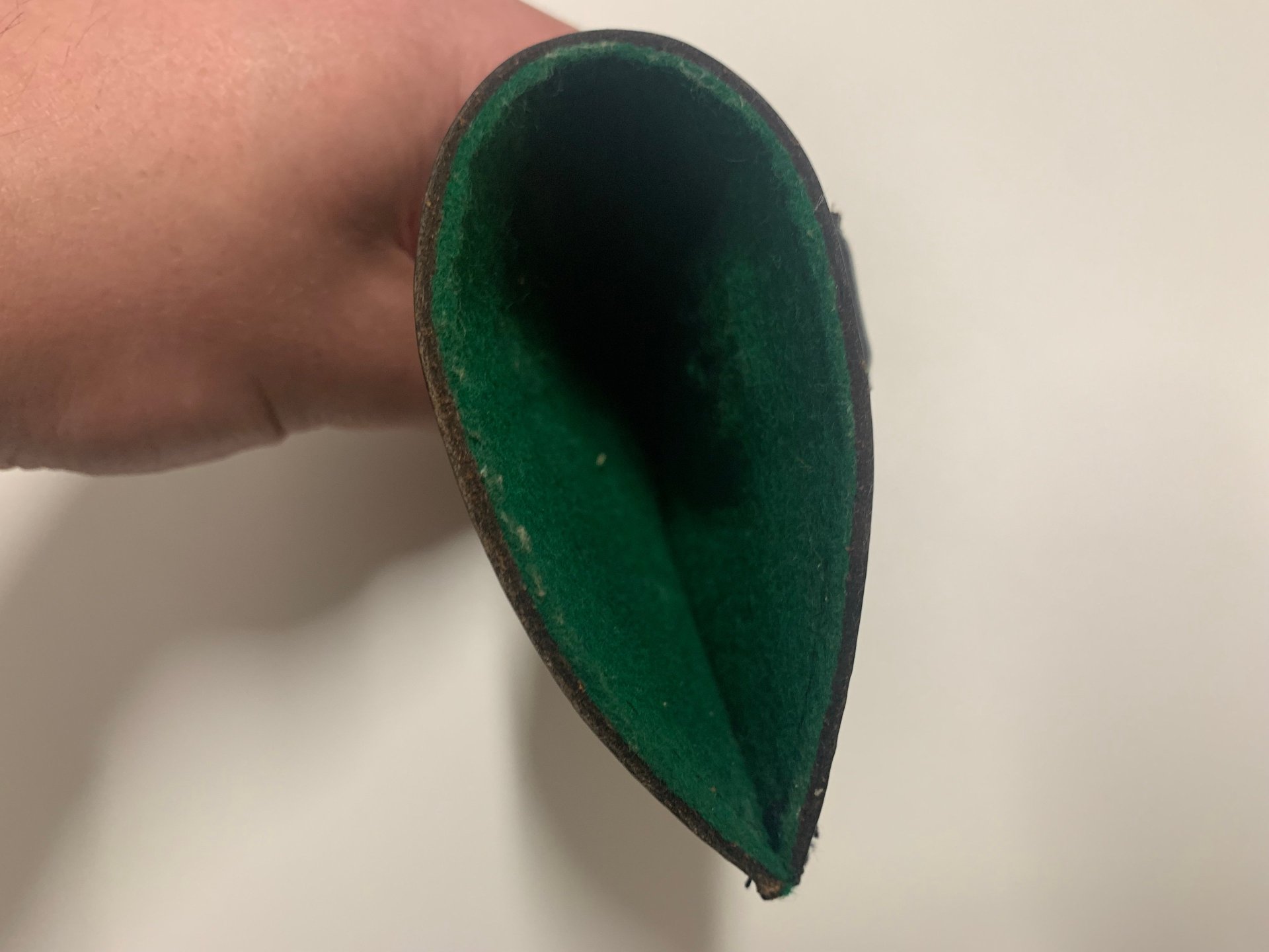 IWB-Lederholster/Dienstholster, Hersteller unbekannt, Stempelung G.D H, DBGM 4 – Bild 3