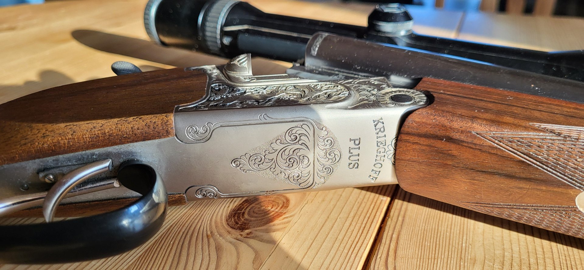 Drilling Krieghoff Plus Handspannung 30.06 / .22 Hornet / 16/70 – Bild 4