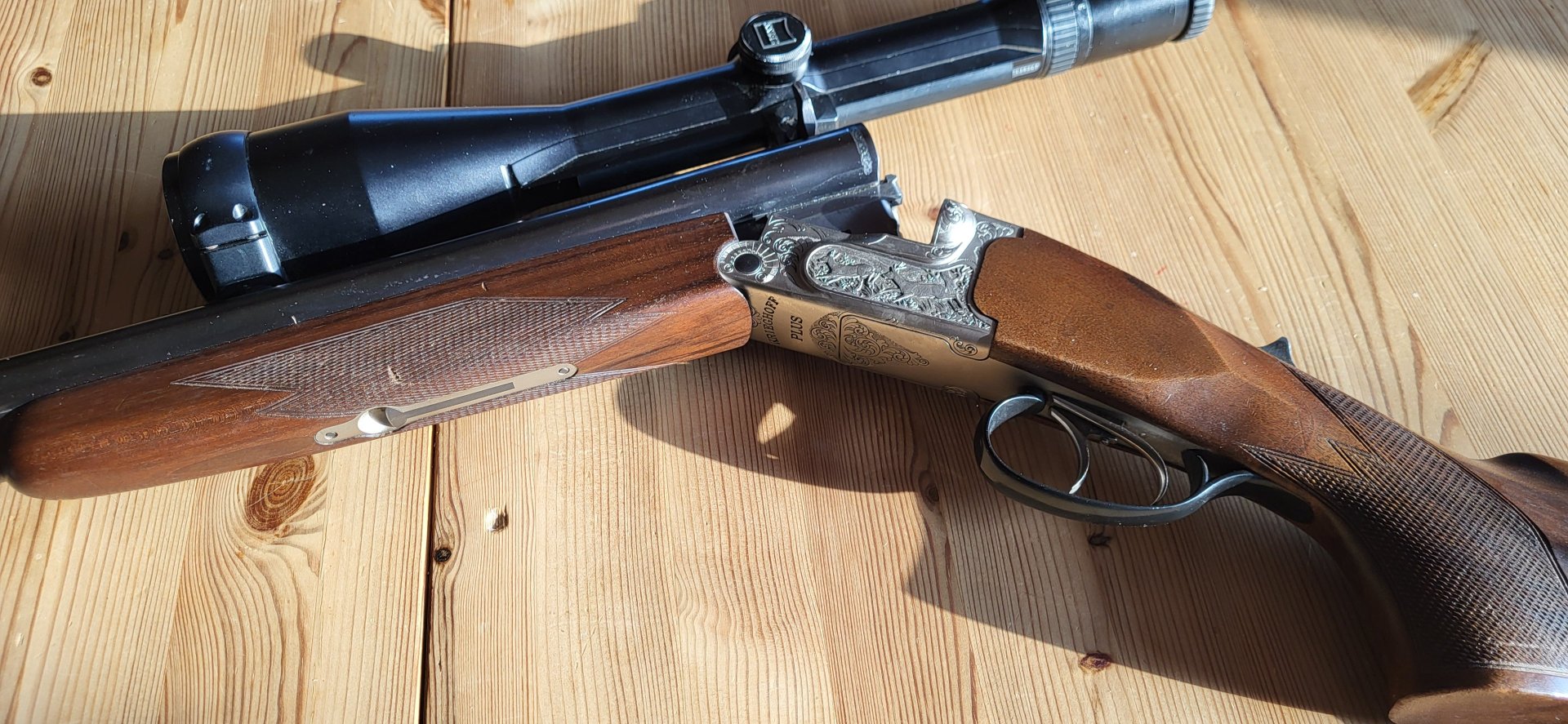 Drilling Krieghoff Plus Handspannung 30.06 / .22 Hornet / 16/70 – Bild 5