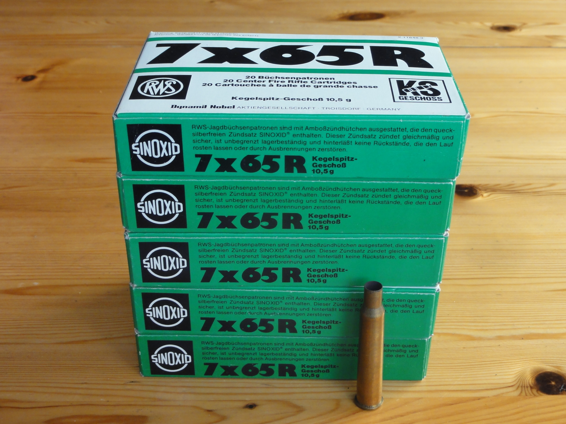 100 Stck. RWS Munition-Hülsen Kal. 7x65R – Bild 1