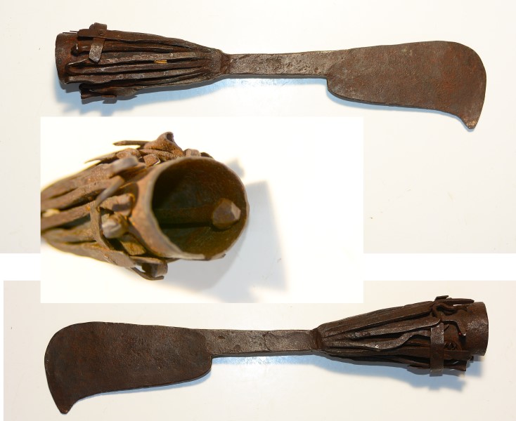 afrikanisches Erntewerkzeug, Hiebwafe – Bild 1
