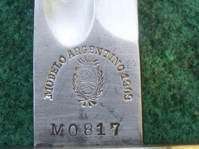 Seitengewehr Mauser M.1909 Argentinien WK Solingen – Bild 6