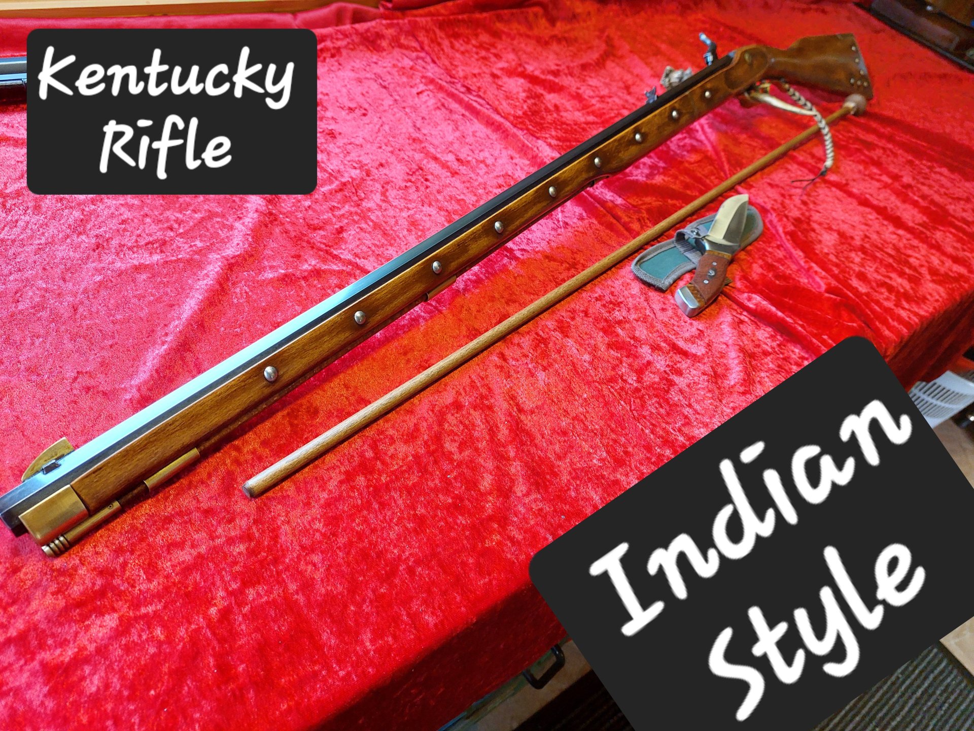 Kentucky Rifle -Kal. 45 im "Indian Style" – Bild 4