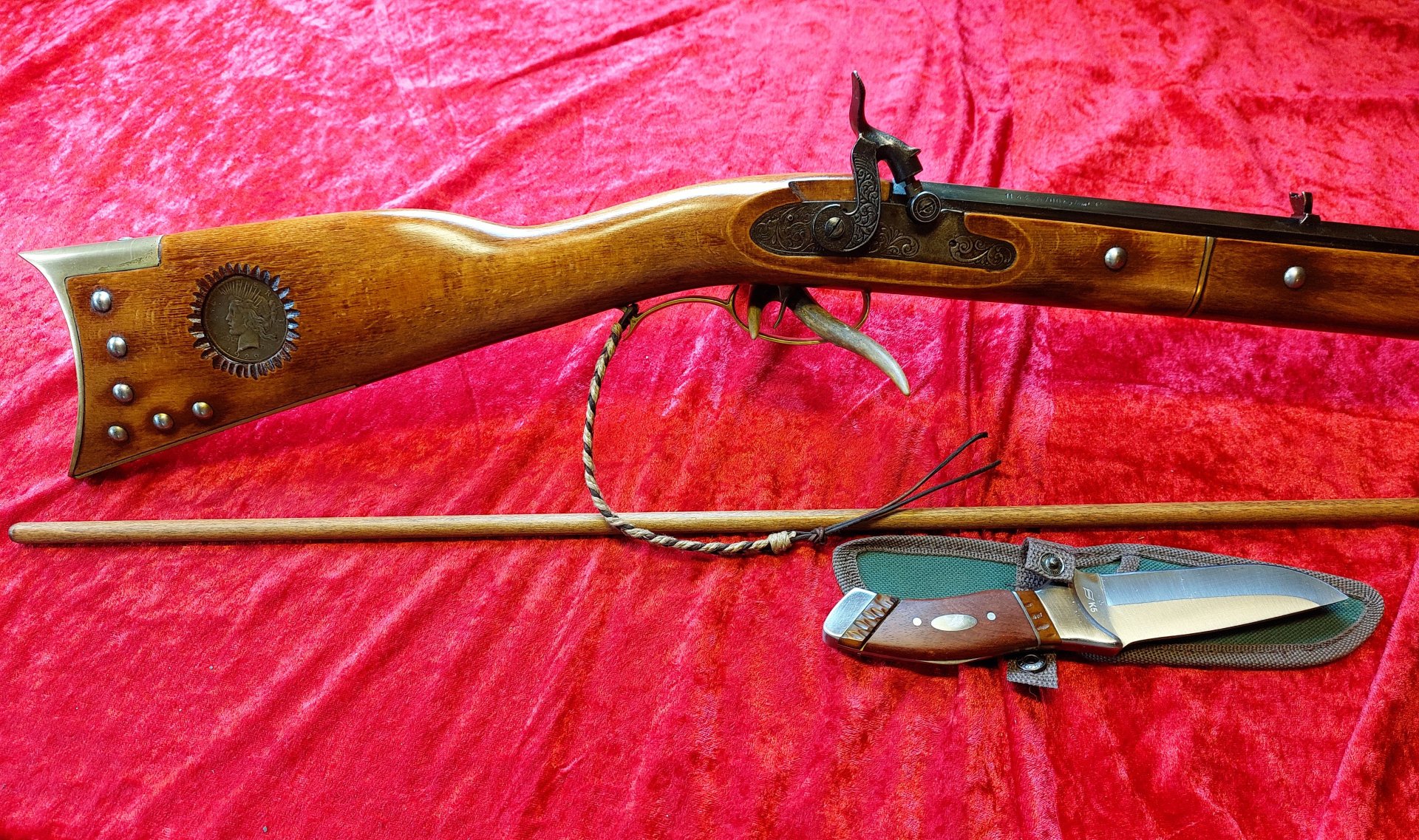 Kentucky Rifle -Kal. 45 im "Indian Style" – Bild 2
