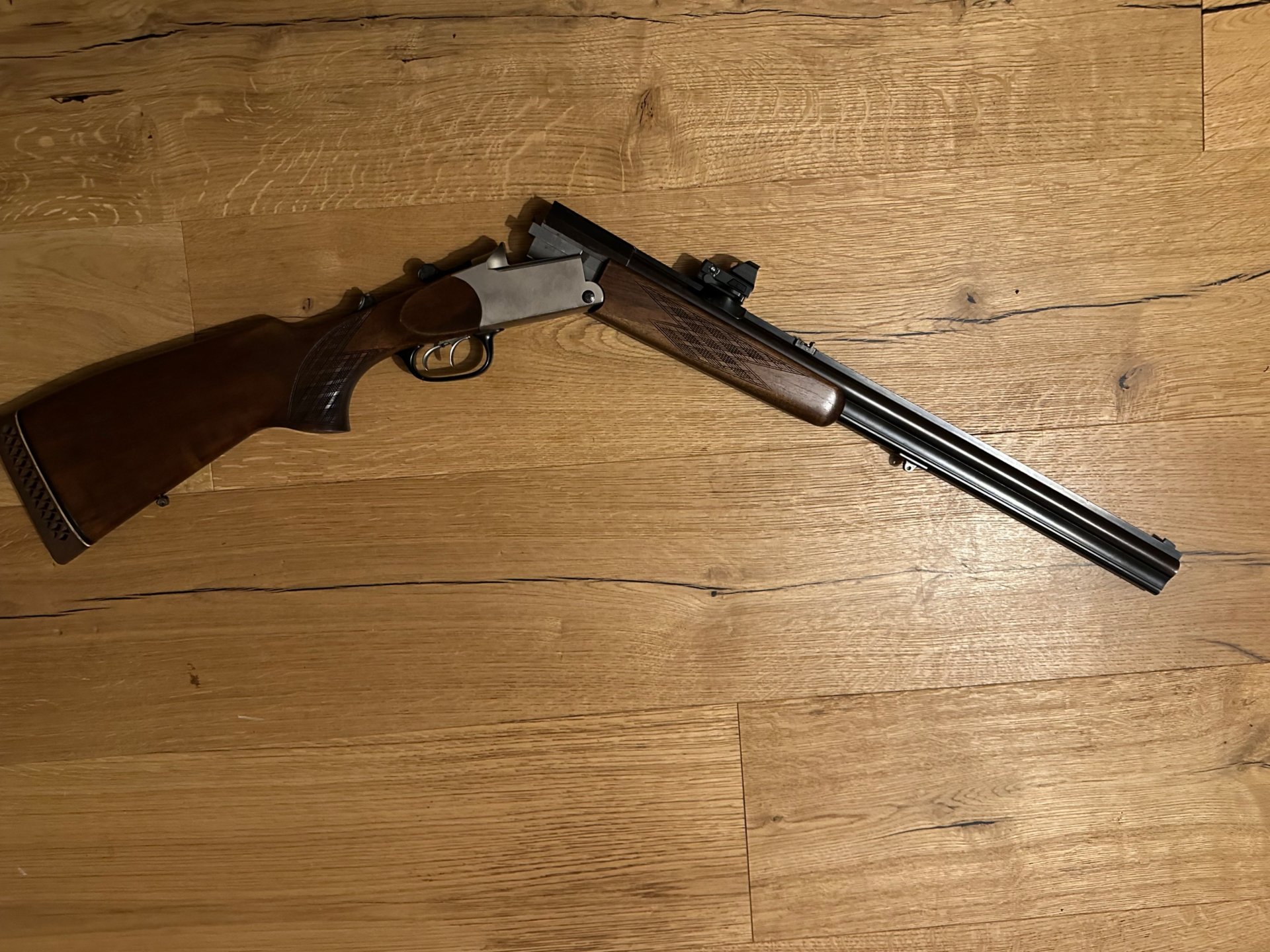 Blaser Bockbüchsflinte BBF 12/70 .30-06 Handspanner inkl. Burris FastFire 4 Rotpunktvisier – Bild 5