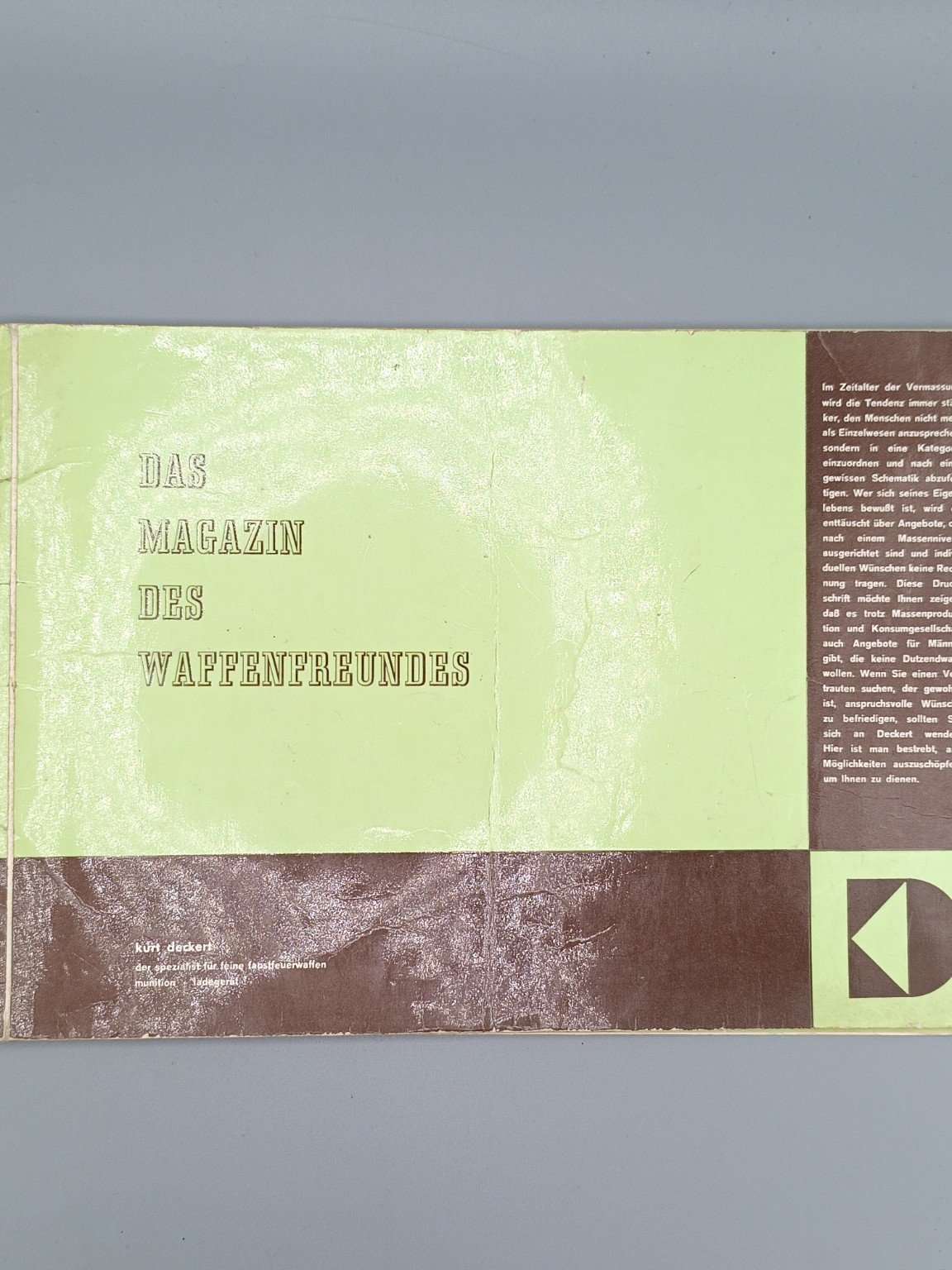 Das Magazin des Waffenfreundes – Kurt Deckert – Bild 1