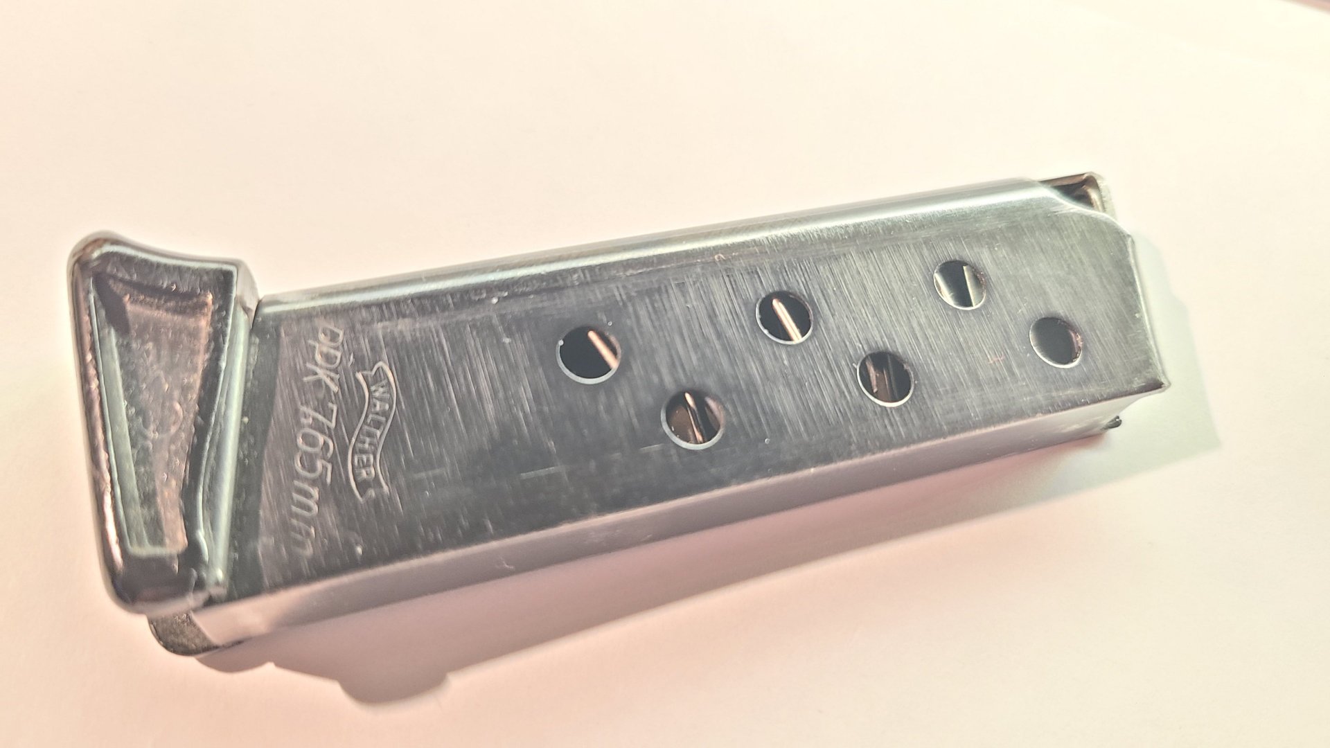 1 Magazin für Pistole Walther PPK 7,65mm guter Zustand! – Bild 1