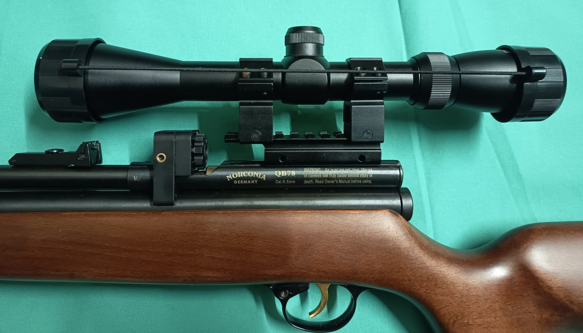Norconia QB78D 5,5 mm Diabolo Co2 Gewehr mit Zubehör – Bild 2