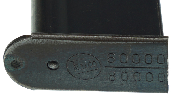 Original KRICO Magazin Mod. 60000 / 80000 Kal. .22 lfB / .22 LR / Kriegeskorte / sehr Selten !!!! – Bild 1