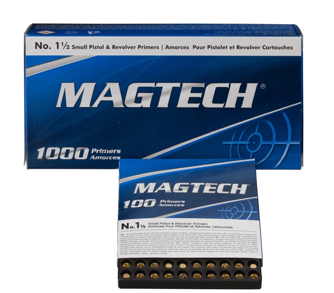 Magtech Zündhütchen Small Pistol 1½ – 1.000 Stück – Inklusive Versand – Bild 1
