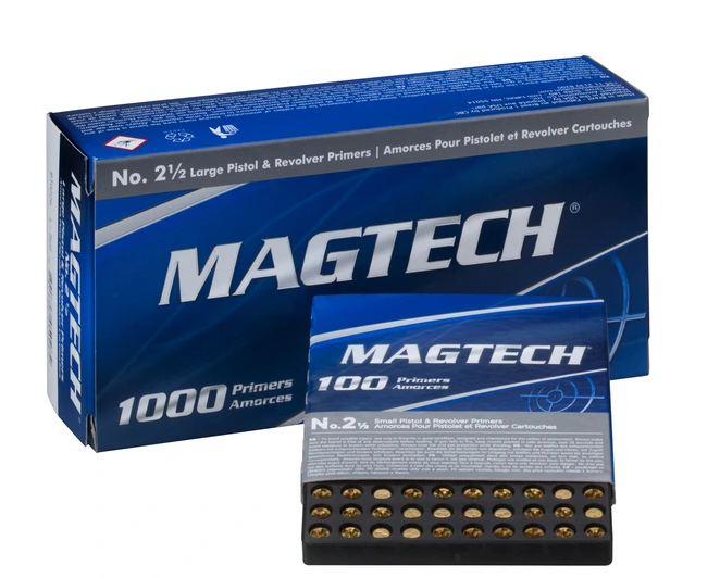 Magtech Zündhütchen Large Pistol 2½ – 1.000 Stück – Inklusive Versand – Bild 1
