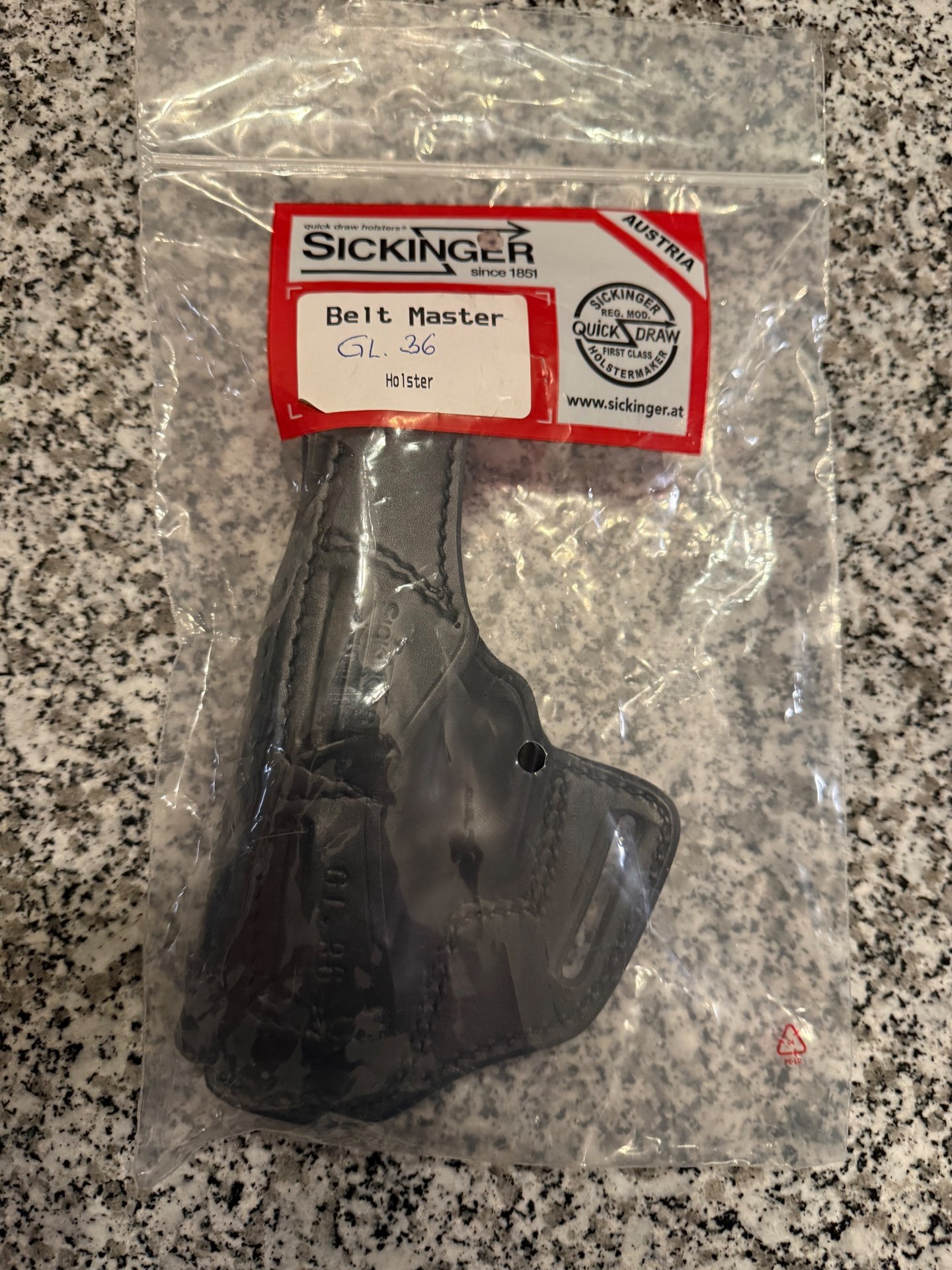 Glock 36 (Kal. .45 ACP), 5 Magazine, Sickinger Belt Master – Bild 5