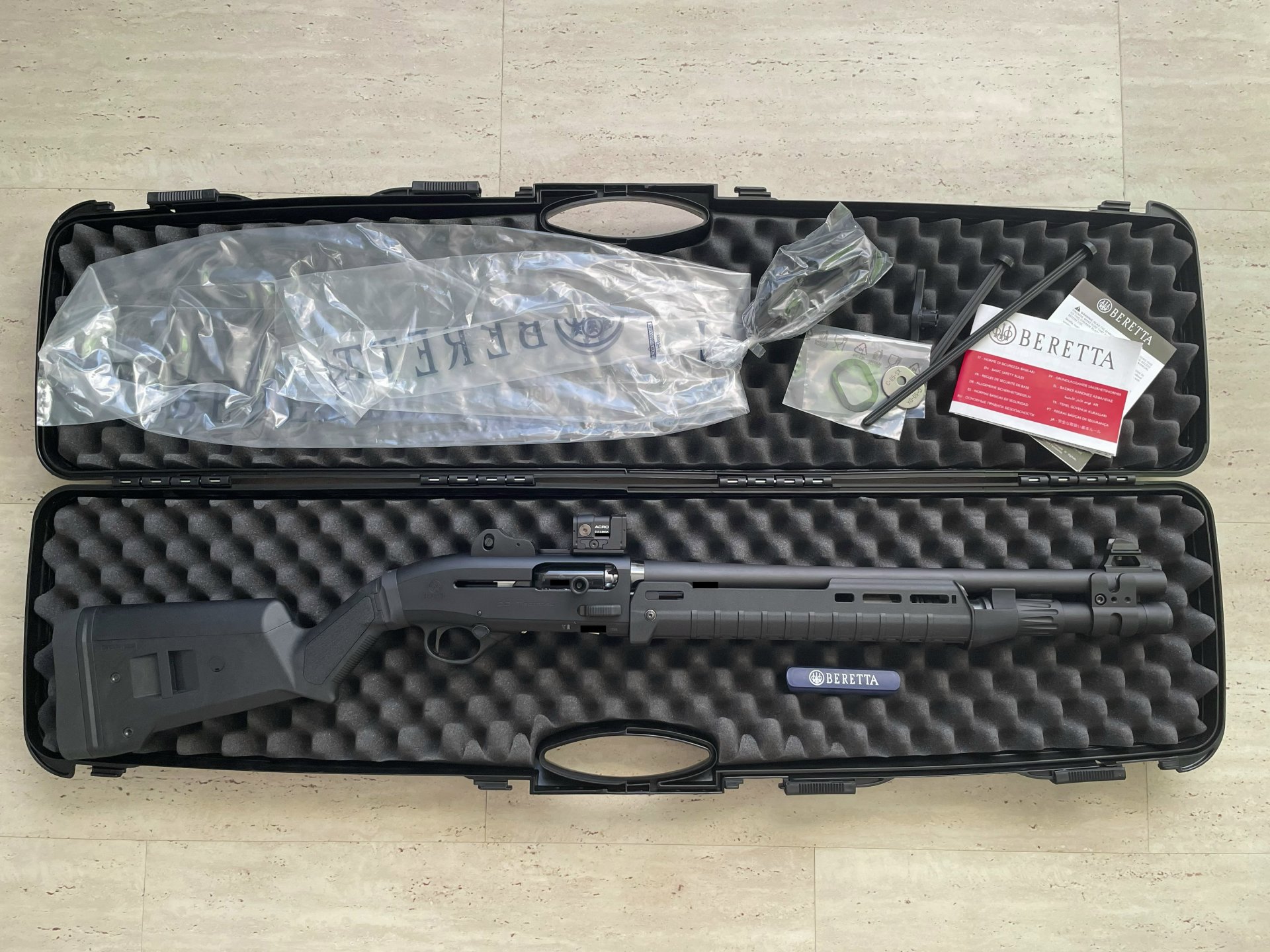 Beretta 1301 Tactical Gen 2 – US-Tuning (GG&G, Magpul, Nordic) – Top-Zustand! – Bild 1