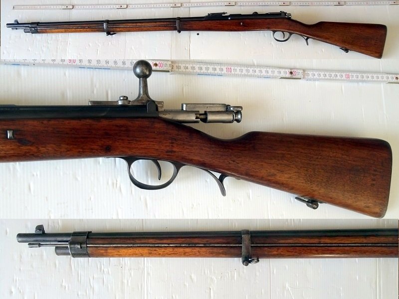 Rep. Büchse, Gewehr Steyr, Kropatschek Mod.1886, Kal. 8x60R – Bild 4