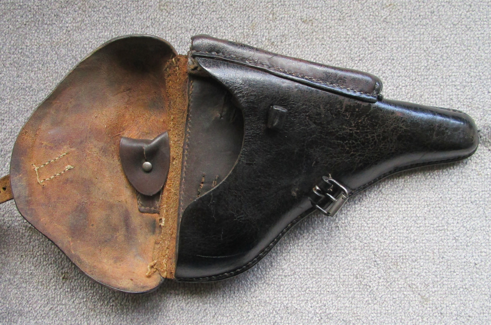 Pistolentasche Koffertasche für Pistole 08 P08 C. Otto Gehrckens Pinneberg 1940 WaA – Bild 3