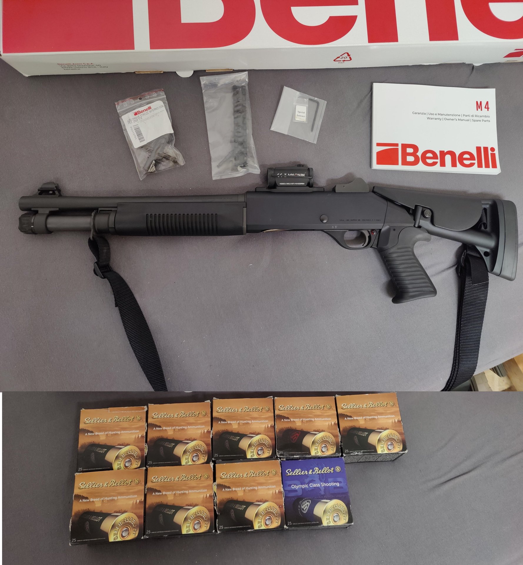 Benelli M4 Super 90 12/70 Choke, Rotpunkt Holosun HS503CU – Bild 2