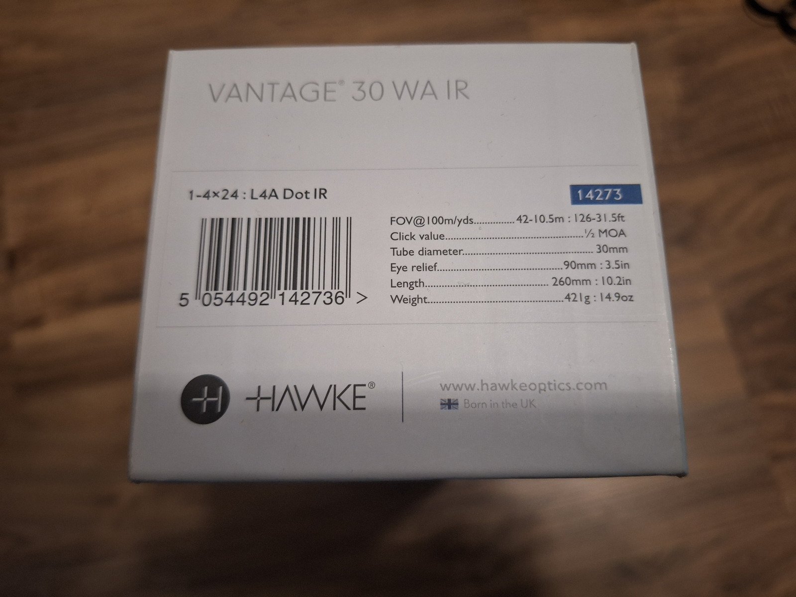 HAWKE Vantage 30 WA IR 1-4x24 inkl. Picatinny Montage – Bild 4