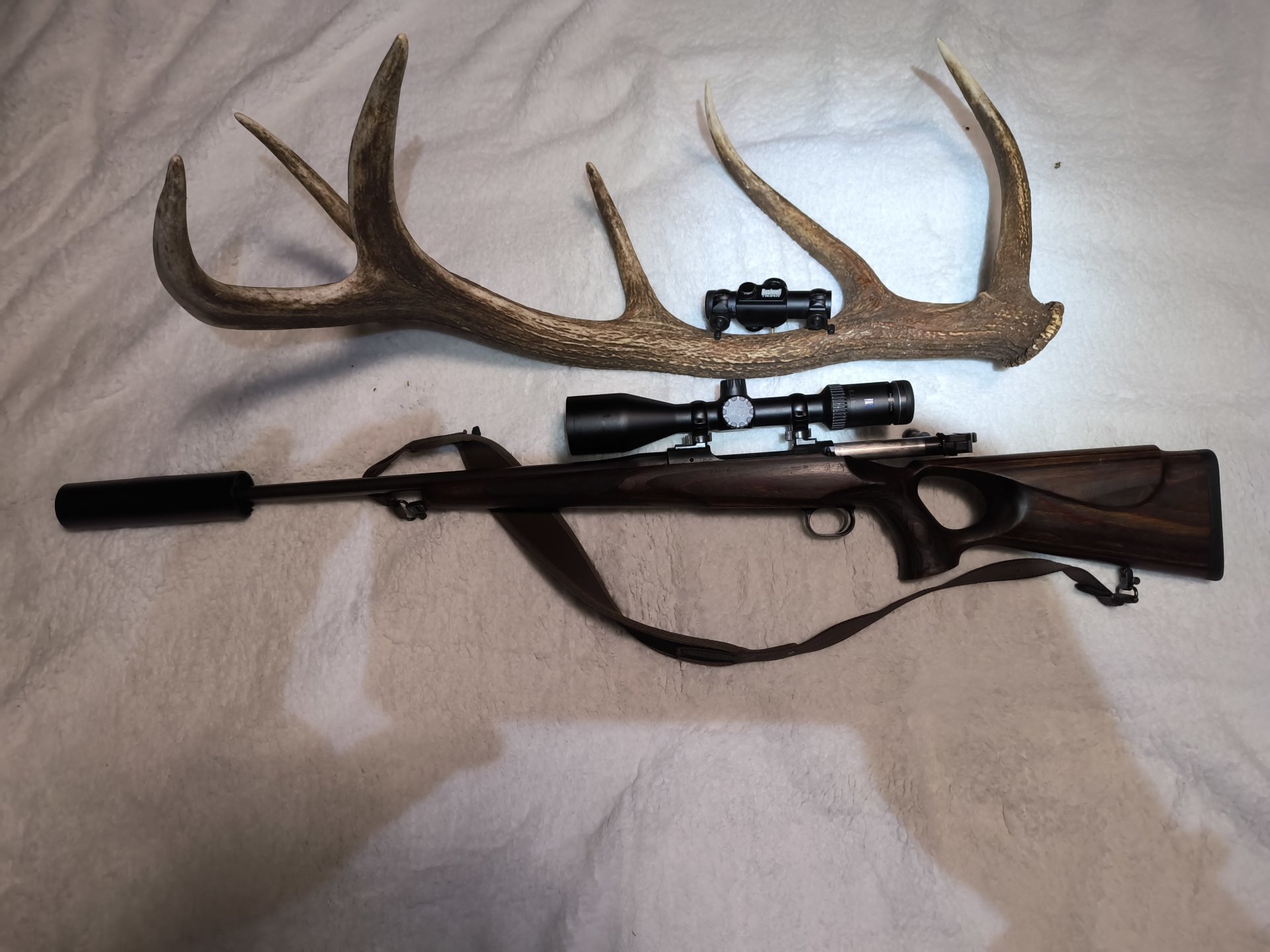 Mauser M12 Max Lochschaft Kal. .30-06 Spr. – Jagd-Komplettpaket inkl. Hausken Schalldämpfer & 2 Opti – Bild 2