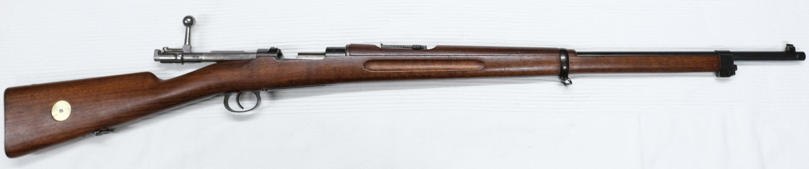 Repetierbüchse CARL GUSTAFS M/96 Kal. 6,5x55 SE, Fertigung 1909, nummerngleich, sehr guter Zustand – Bild 1