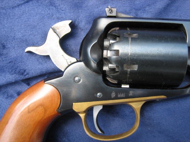 Perkussionsrevolver Hege Uberti 1858 New Model Army .44 mit verstellbarer Kimme – Bild 2