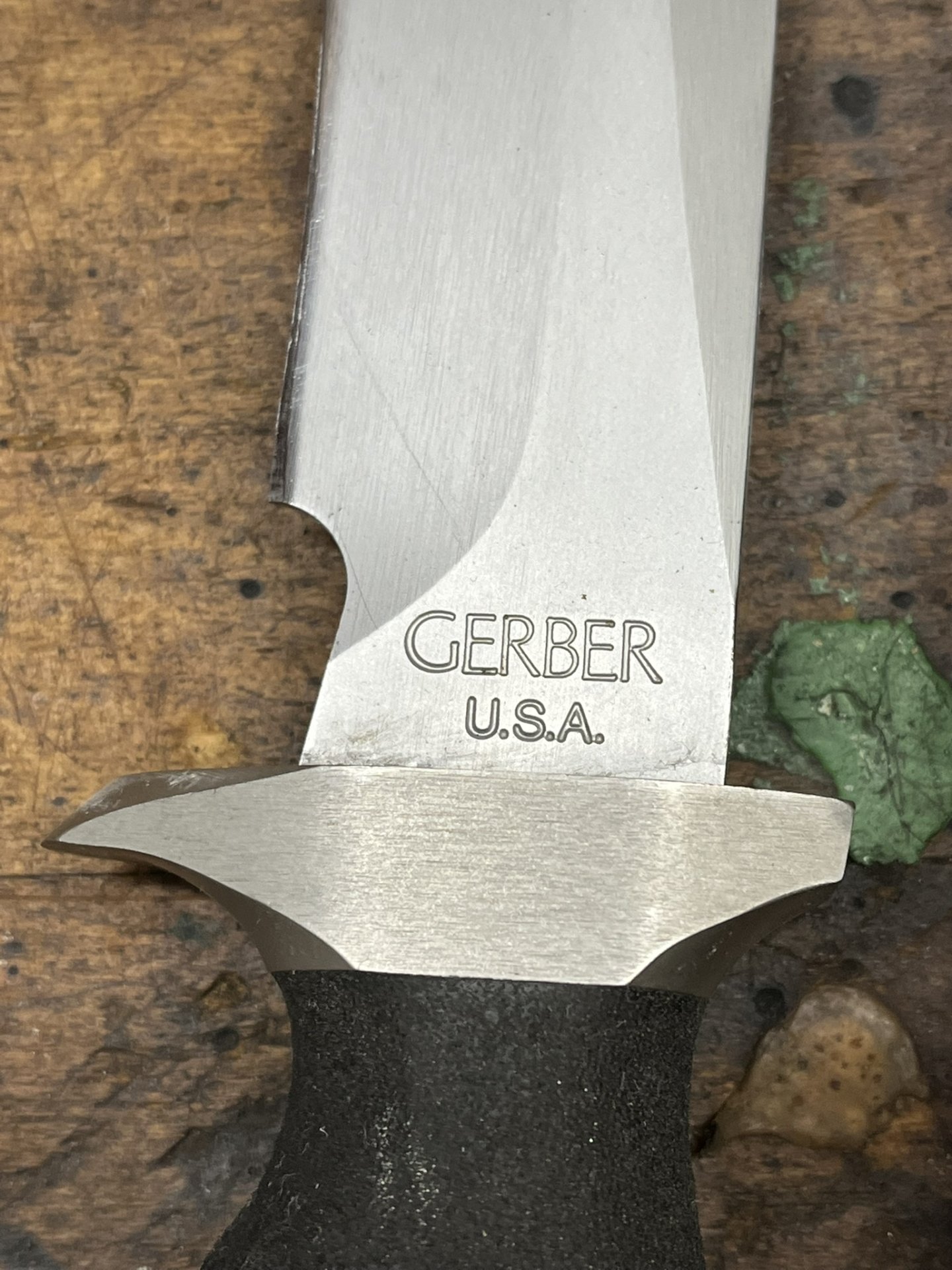 orig. 80er Jahre GERBER LMF USA Combat Knive, Prepper Bushcraft aus Sammlung – Bild 6
