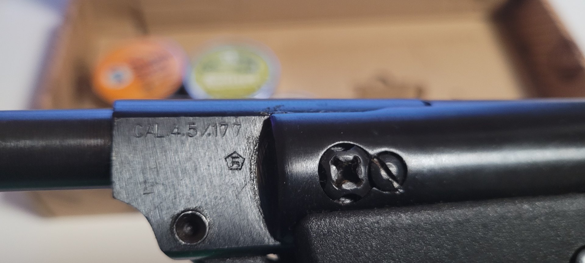 DIANA Luftpistole Modell 3 – Kaliber 4,5 mm – Made in Germany – Originalkarton - 4 Dosen Munition – Bild 2