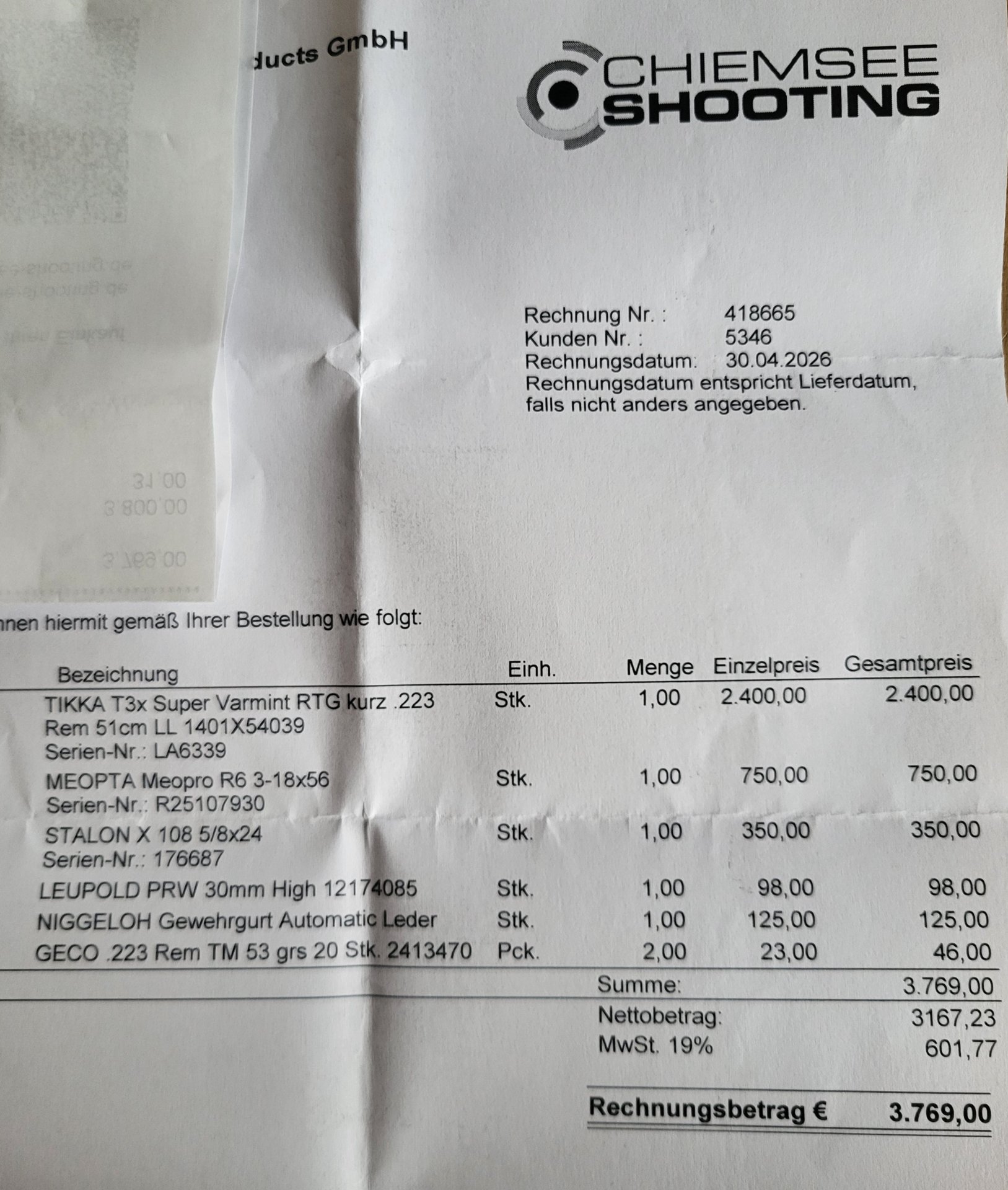 TIKKA T3x Super Varmint RTG kurz 223 – Bild 5