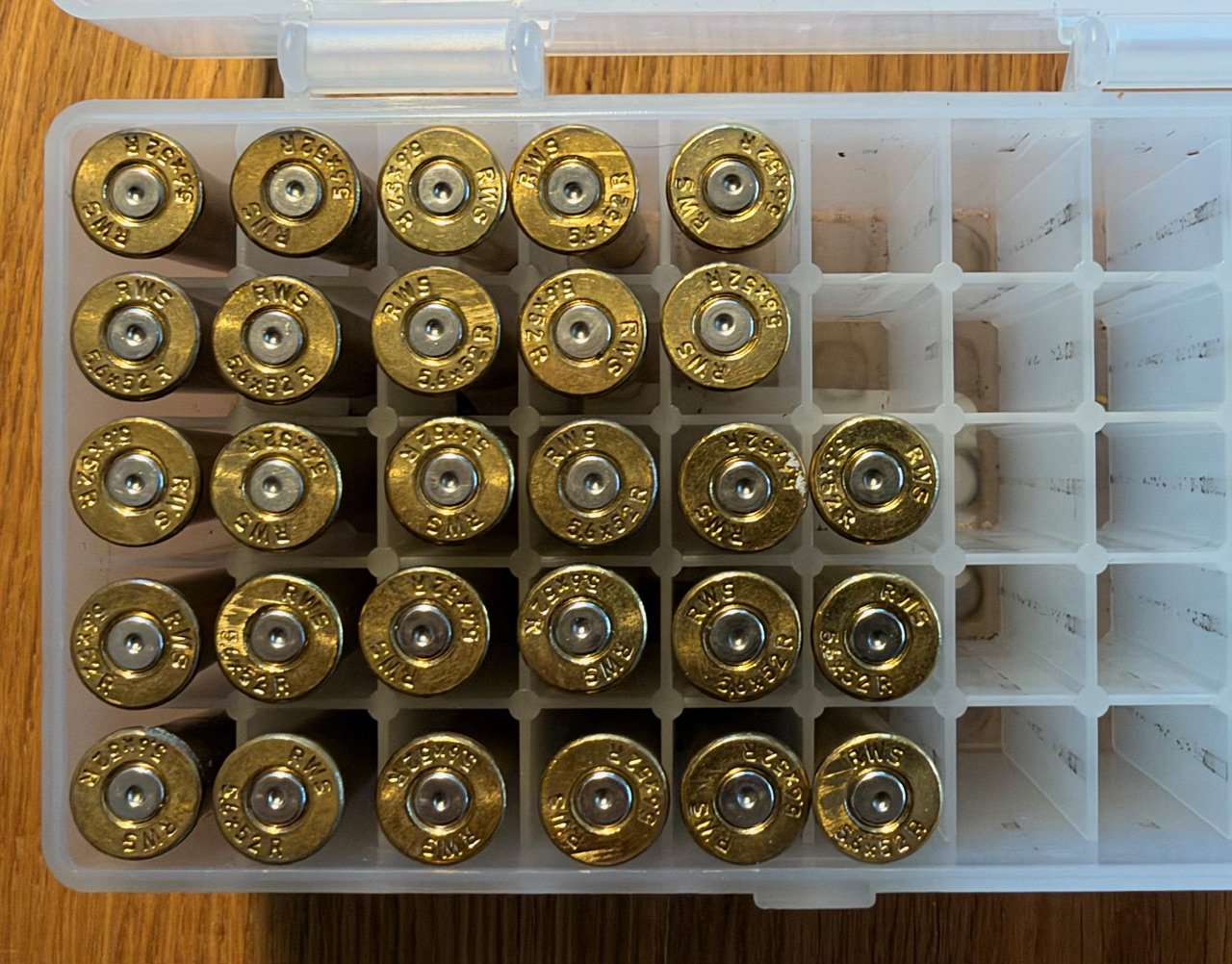 Hülsen 28 Stk. RWS 5,6x52R – Bild 1
