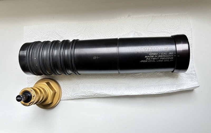 Schalldämpfer Krontec OR50 BLK .30 M15x1 – Bild 1