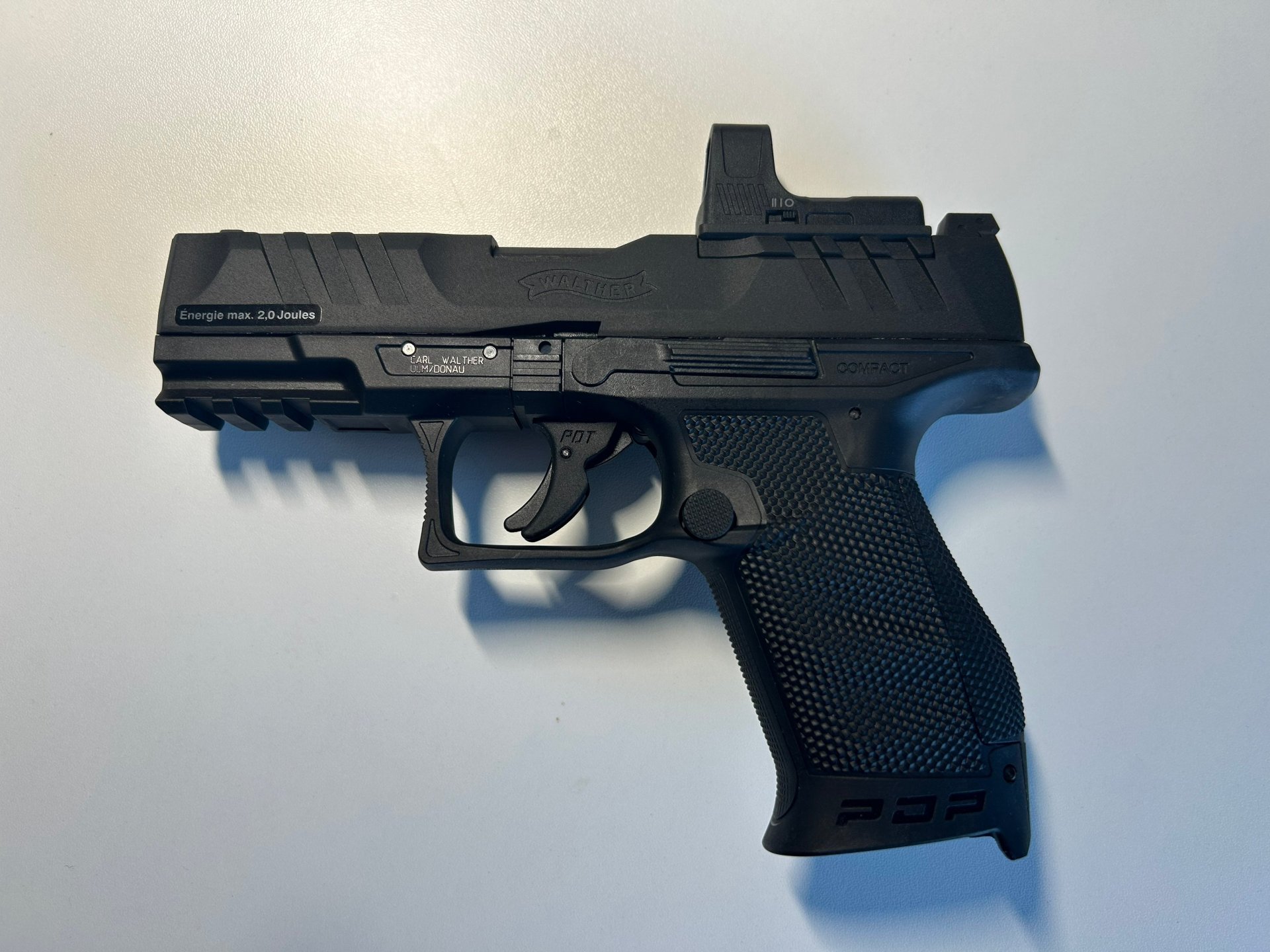 Walther PDP Compat 4" BB 6mm Rotpunkt ++1800 Kugeln – Bild 2
