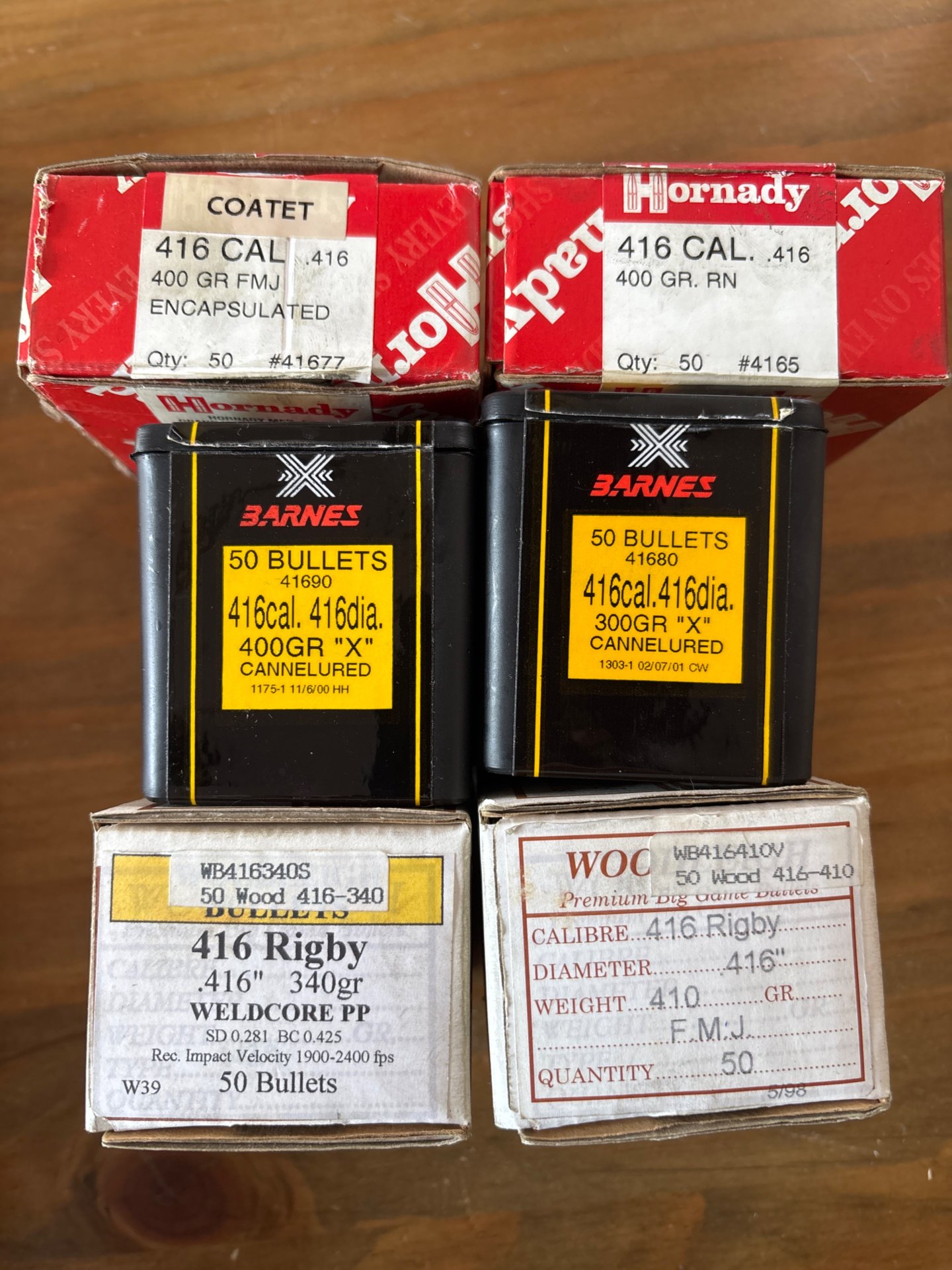 Verschiedene Geschosse 416 Rigdy – Bild 1