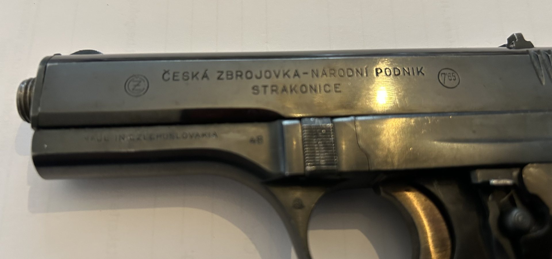 Pistole CZ Mod.27 im Kaliber 7,65mm Browning mit SD Gewindelauf – Bild 3
