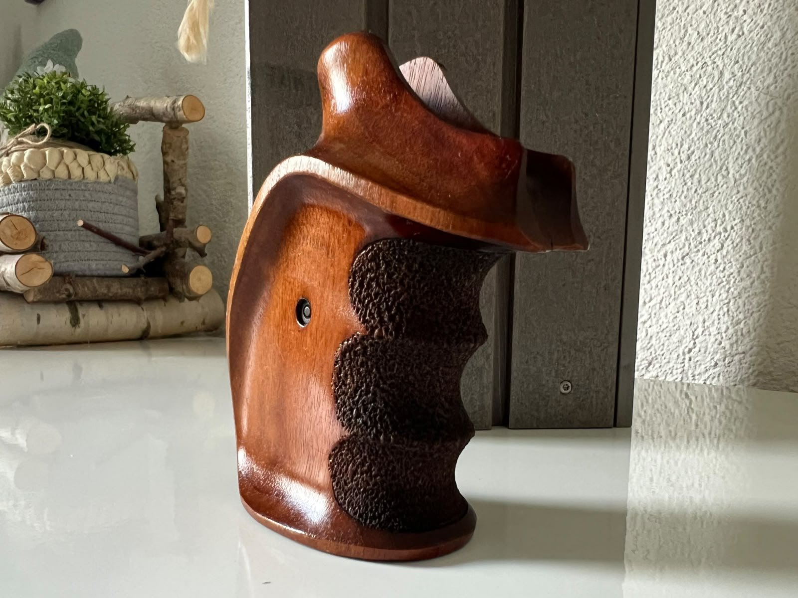 Nill Match-Holzgriff für Smith & Wesson K/L-Rahmen (Square Butt) – LINKSHÄNDER 686 586 620 10 19 66 – Bild 1