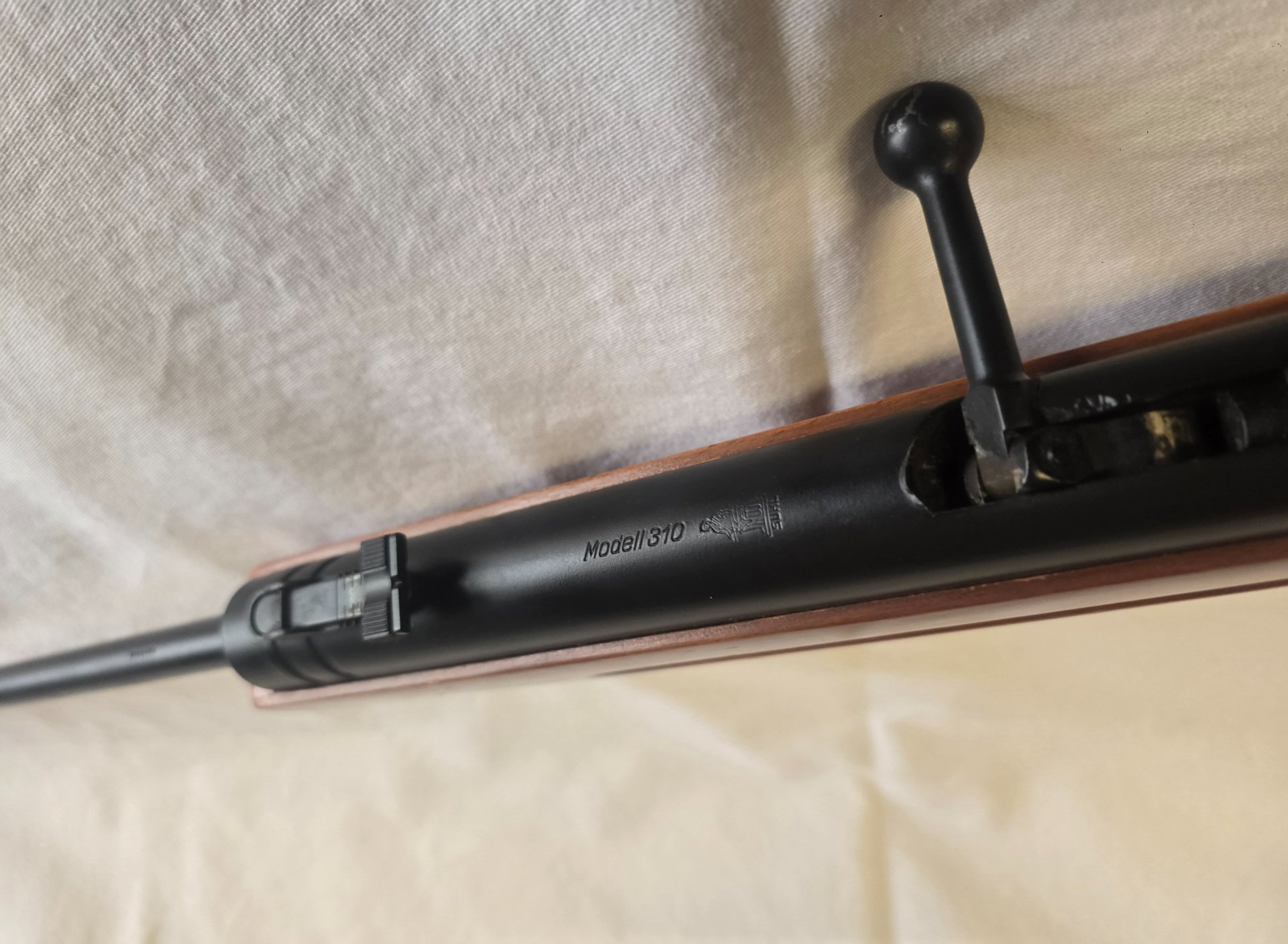 Luftgewehr DDR Haenel Suhl Modell 310, Kal.4,4mm, Durchlader, NVA, GST!!! – Bild 4