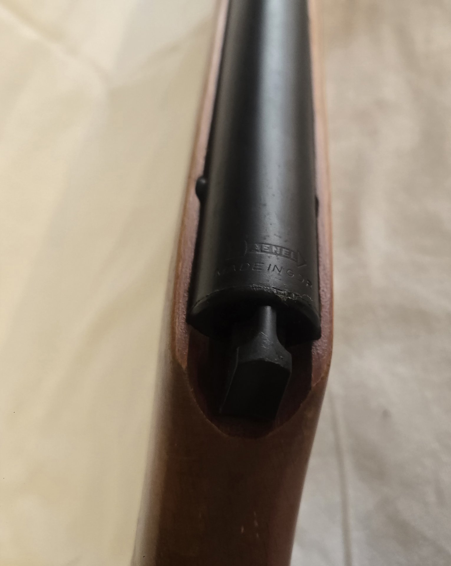 Luftgewehr DDR Haenel Suhl Modell 303, Kal.4,5mm, Knicker, NVA, GST!!! – Bild 5