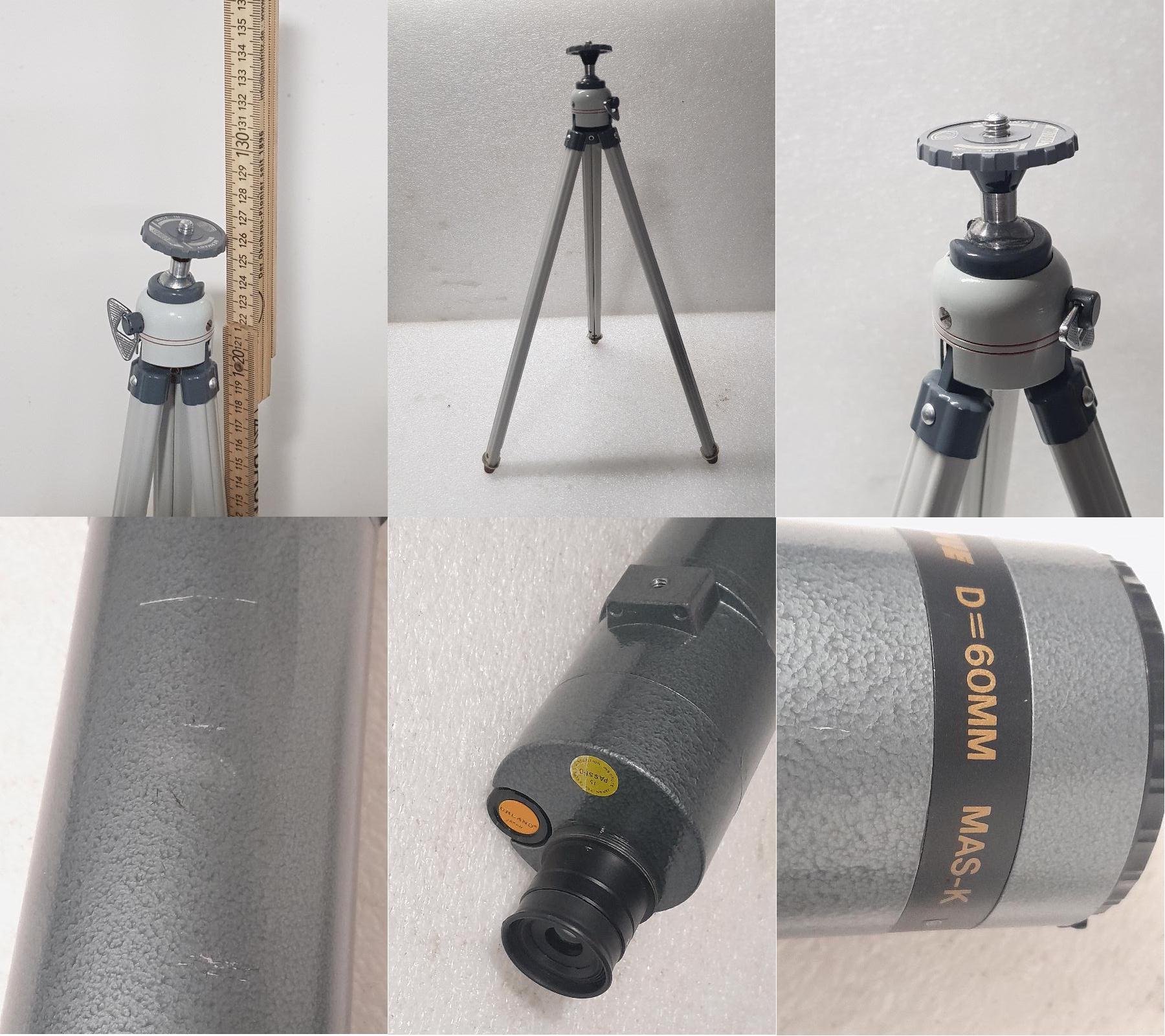 Spektiv Fernrohr Teleskop Schützenspektiv Revue MAS-K 32x60 32 x 60mm incl. Bilora Stativ – Bild 2