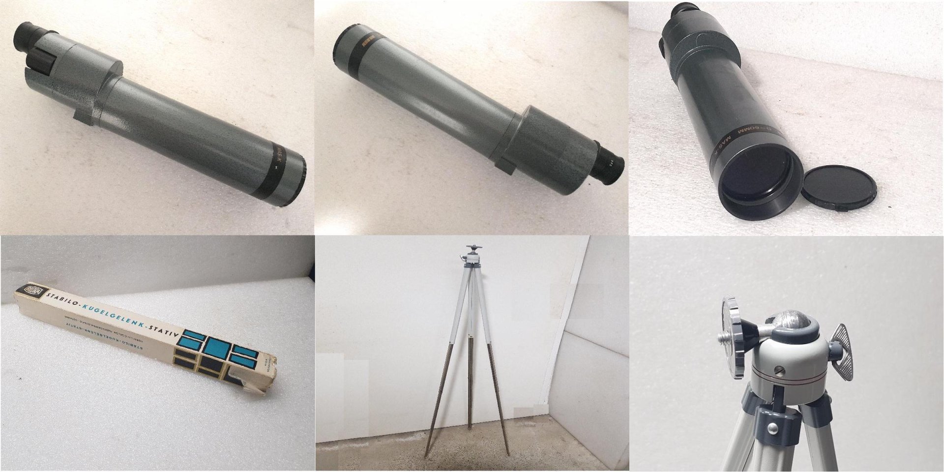 Spektiv Fernrohr Teleskop Schützenspektiv Revue MAS-K 32x60 32 x 60mm incl. Bilora Stativ – Bild 1