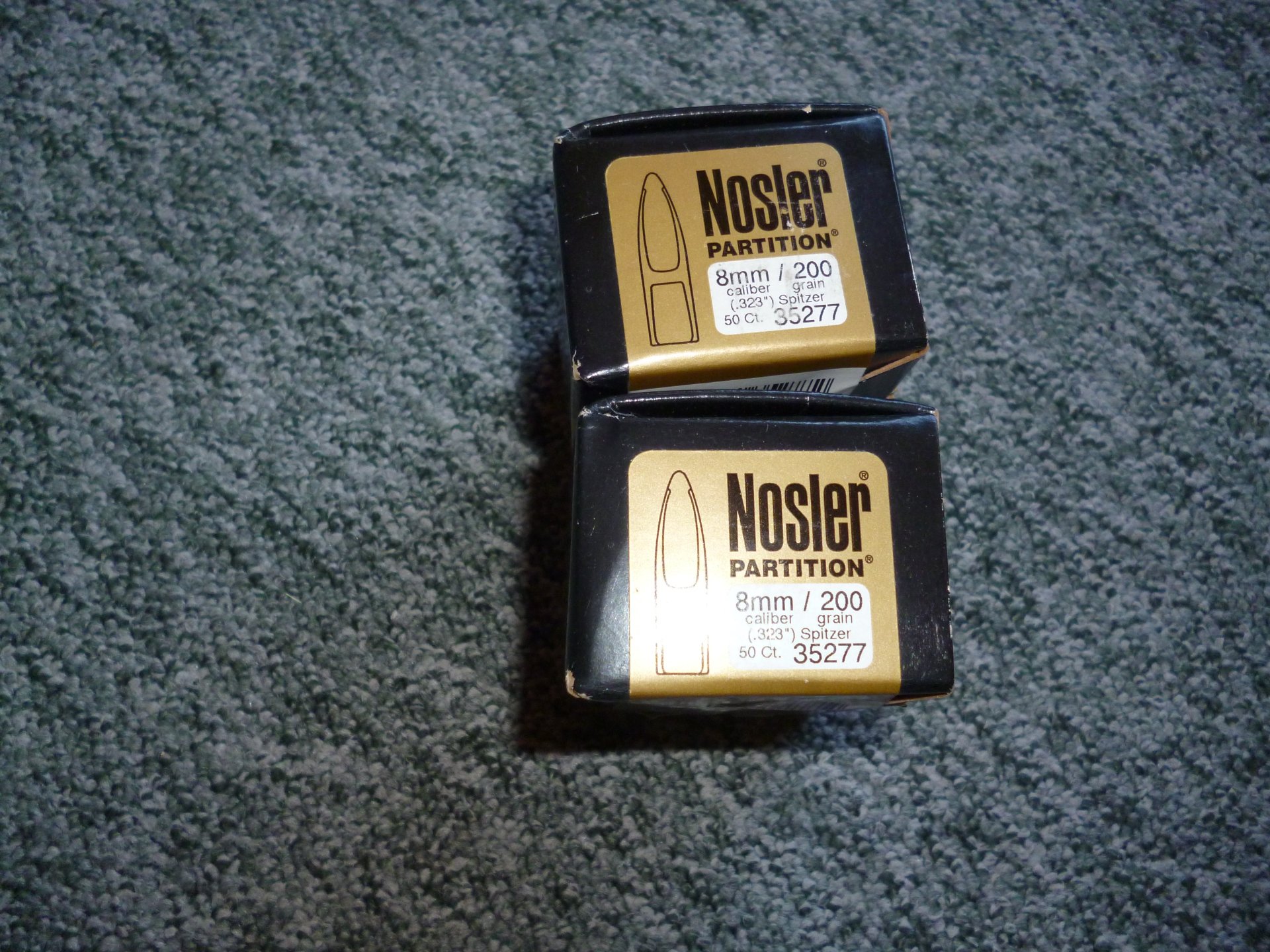 Geschosse Kal. 8 mm , 323 Nosler Partition 12,96 g., 200 grs. – Bild 1