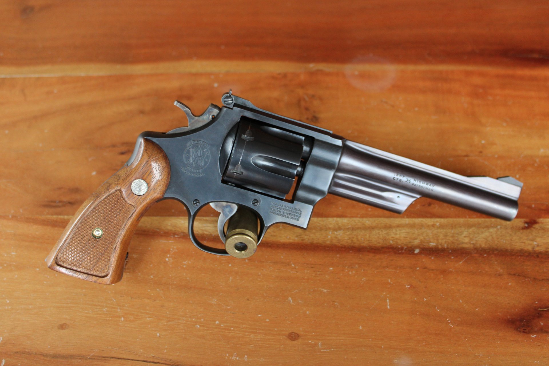 Gebrauchter Revolver Smith&Wesson S&W Modell 28-2 HIghway Patrolman im Kal. .357Mag – Bild 2