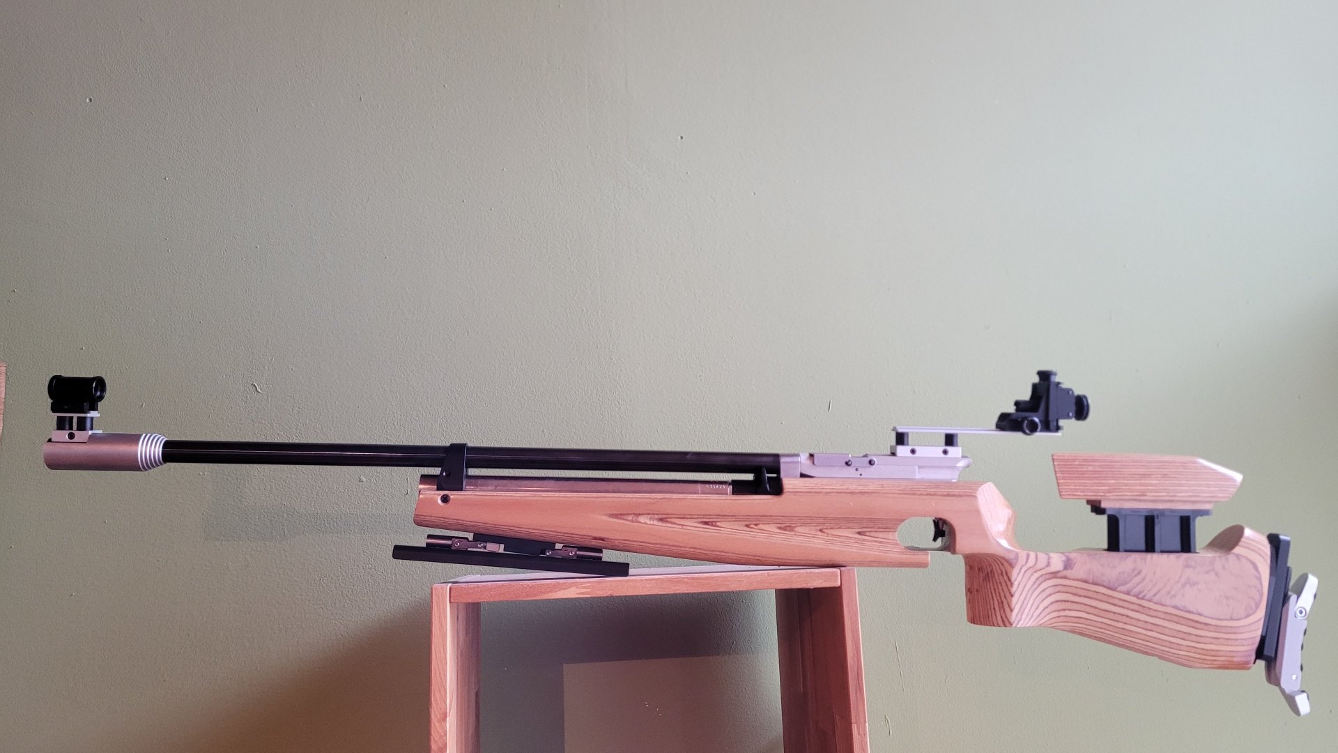 Match Luftgewehr Feinwerkbau C60 Auflage modifiziert mit viel teuren Zubehör – Bild 1