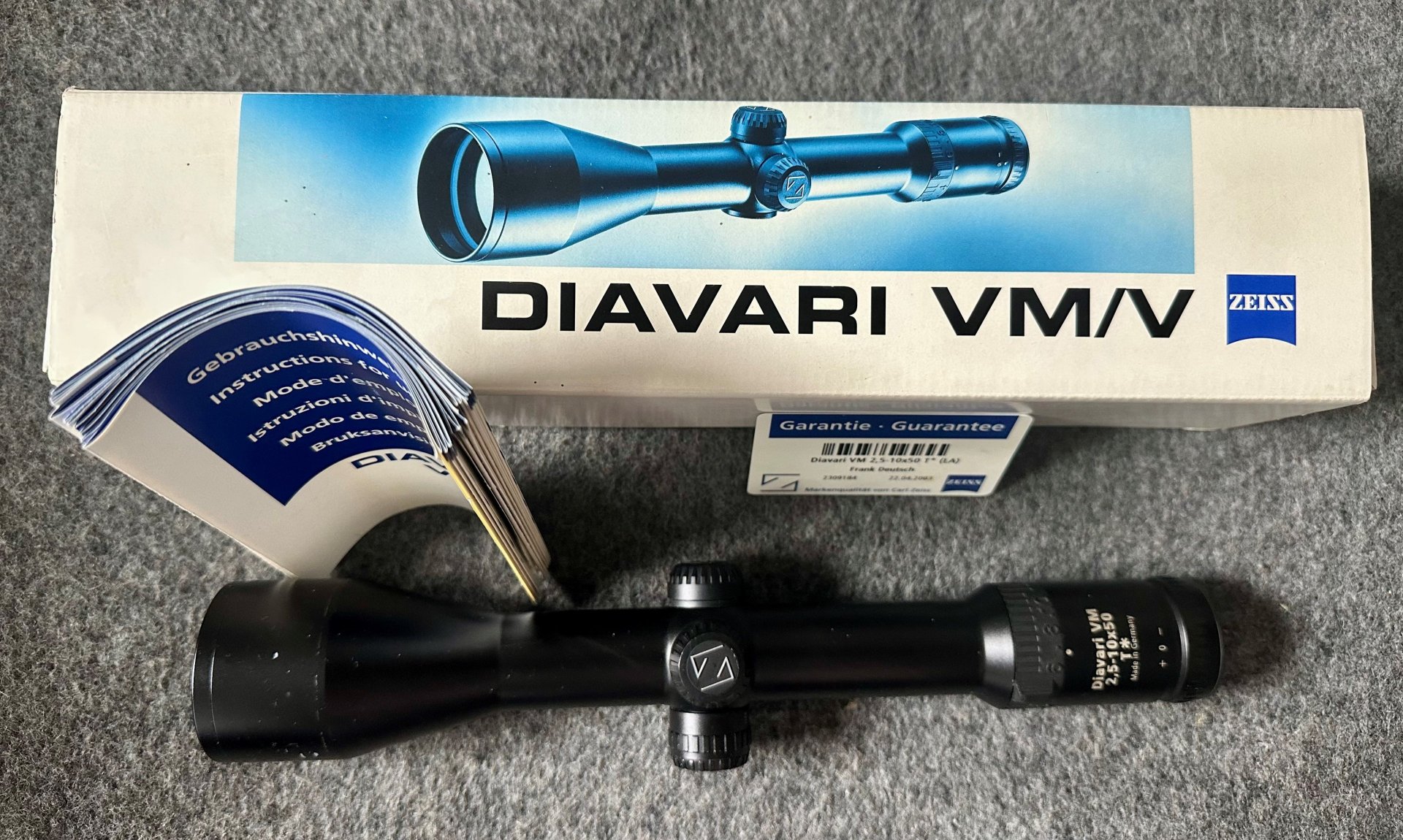 Zielfernrohr Zeiss Diavari VM 2,5-10x50 T* – Bild 2
