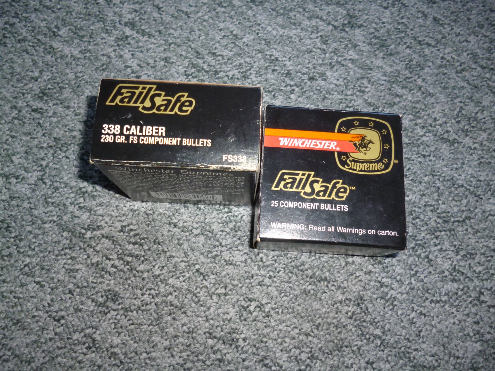 Geschosse Kal. 8,5 mm , 338 Winchester Fail Safe ., 230 grs. – Bild 1