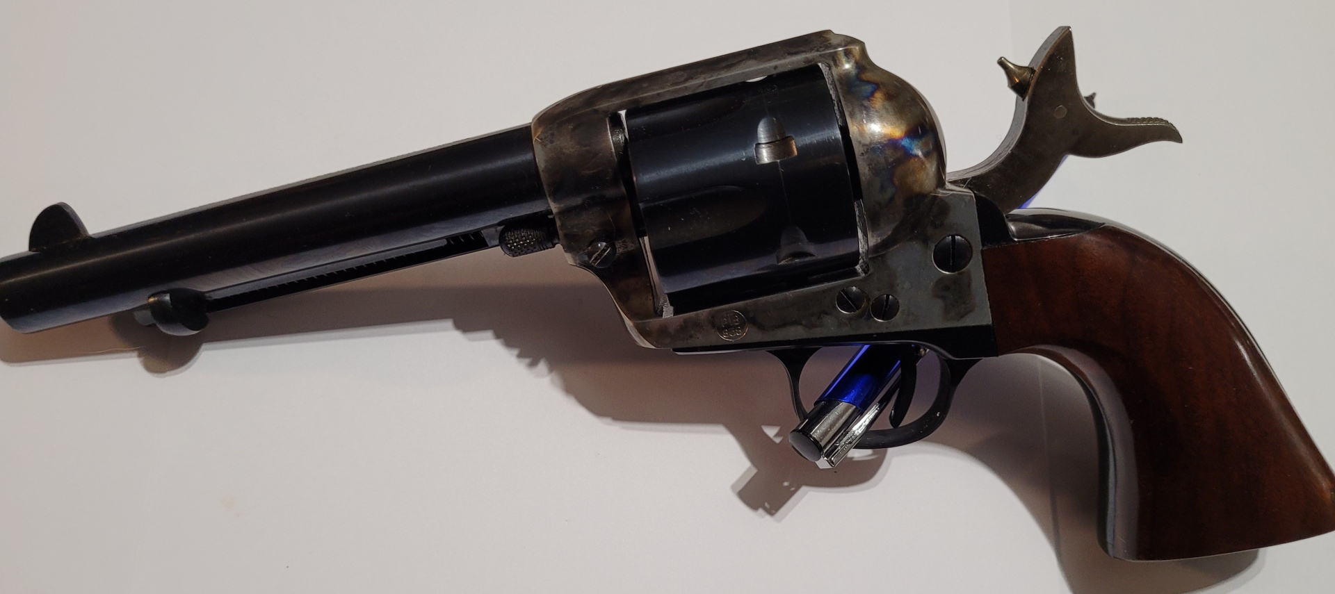 Traumstück. Hege Uberti. Mod Army 1873. Ganzstahl Waffe . 9mm R Knall. – Bild 2