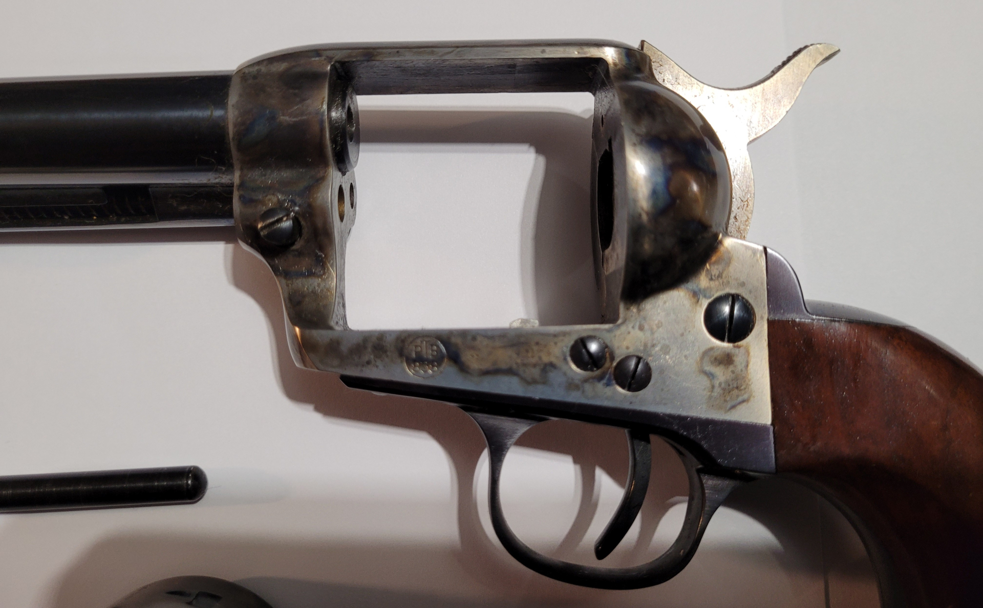 Traumstück. Hege Uberti. Mod Army 1873. Ganzstahl Waffe . 9mm R Knall. – Bild 6