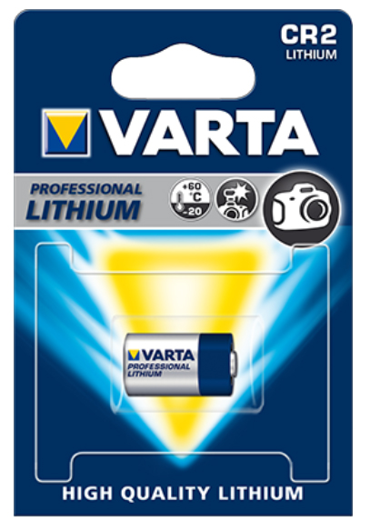1x VARTA CR2 #6206 Professional Photo Lithium Batterie für Nachtsichtgerät; Taschenlampe; Kameras – Bild 1