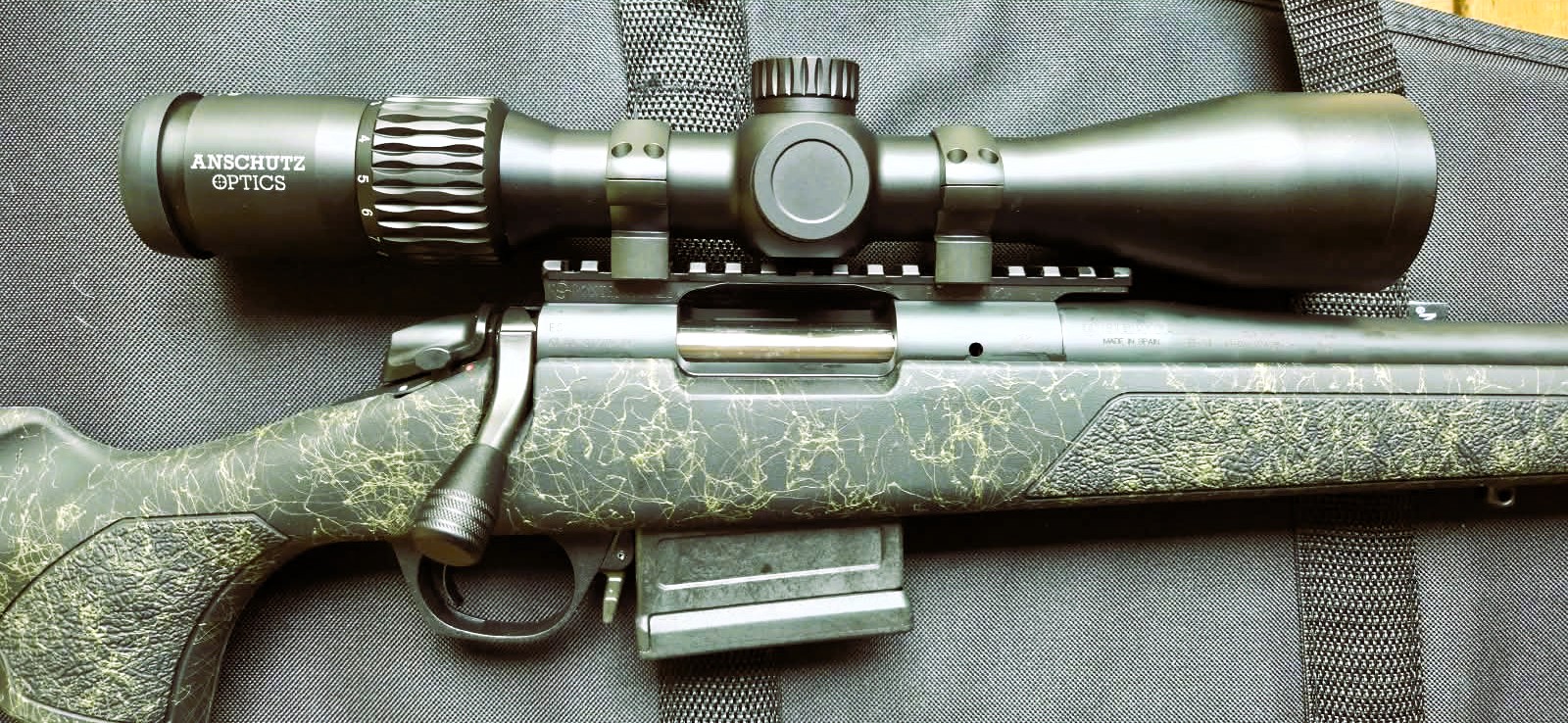 Bergara BA14 Repetierbüchse, Kal. .308 Win. Anschütz ZF 2,5-10x50,Schalldämpfer, Gewehrgurt – Bild 3
