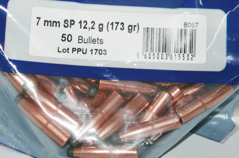 50 Stück PPU | PrviPartizan Geschosse #B-067 | 7MM / .284 173grs/11,2g SP - Teilmantel JAGDGESCHOSS – Bild 1