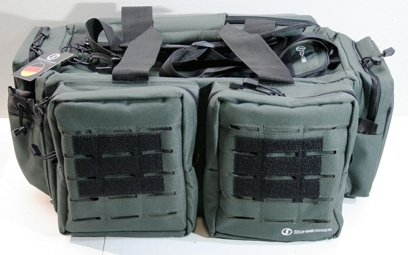 1x Original SCHMEISSER Pistolentasche Range BAG 61x41x25,4 cm Nylon GREY zahlreiche stabile Taschen – Bild 1